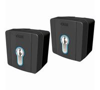 Kit Doble 2 Selectores De Llave Para Exterior Pared CAME SELD1K01 8K06SL-004