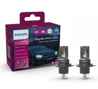 Kit Doble Lámparas H4/H19 LED PHILIPS 6000K Luz Blanca Fría Plug And Play
