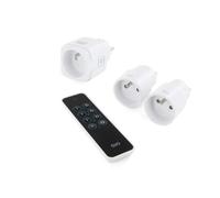 Kit Domótico 2 enchufes nano 433MHz + 1 conector WiFi + mando a distancia - DiO