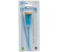 Kit Dr Brown´S Recambios Biberón Estandar - Válvula, Tubo y Cepillo