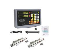 Kit DRO de lectura Digital 2 ejes SDS2MS y uds KA300 KA500 regla delgada torno codificador óptico escala lineal alta precisión Máquina herramienta(DRO-2PCS KA300)