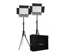 Kit dual bicolor Nanlite 1200-CSA (con estuche y soporte de luz)