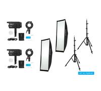 Kit dual LED Nanlite FS-60B (con soporte de luz y softbox)