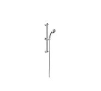 Kit ducha con barra deslizante y sistema de masaje fabricado en latón con acabado cromado Plus Basic TRES