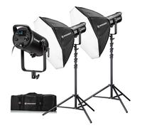 Kit dúo de luces LED COB Bresser BR-180RGB