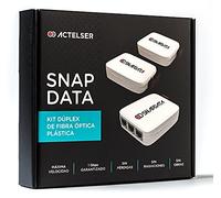 Kit Duplex de Fibra Óptica Plástica Snap Data (50 Metros)