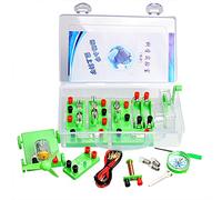 Kit educativo básico de aprendizaje de circuitos eléctricos de física, laboratorio de ciencia, electricidad, magnetismo, experimento, juego de educación