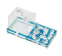 Kit Educativo de Hormigas Anthouse con Reina Incluida - Hormiguero Acrílico Profesional 10 x 20 x 1,3 cm para Niños y Principiantes | Granja de Hormigas para Observación y Aprendizaje (Azul)