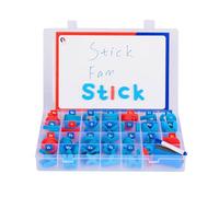 Kit educativo de letras del alfabeto para niños - Imanes de para aprendizaje de ortografía para niños y niñas, juego de letras magnéticas del alfabeto para niños y niñas, preescolar