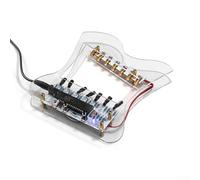 Kit electrónico de bricolaje HU-013-7-Note Proyecto de soldadura con tecnología de sensor de luz para educación musical y aprendizaje electrónico