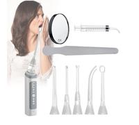Kit Electrónico de Eliminación de Cálculos de Amígdalas con 3 Modos de Succión Elimina Eficazmente Los Cálculos de Amígdalas y Alivia el Mal Aliento(009)