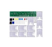 Kit Electrónico de Espectro Musical con LED y Control de Sonido para Bricolaje, Kit de Práctica de Soldadura de PCB con Pantalla Audio en Columna