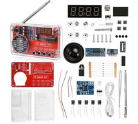 Kit electrónico de soldadura de radio digital, con indicador digital y módulo de carga para enseñanza de soldadura y formación electrónica escolar.