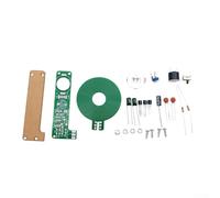 Kit electrónico detector de metales, 7,7 x 2,7 cm, montaje de bricolaje, detección de metales portátil de alta sensibilidad para controles de seguridad y entretenimiento de juegos