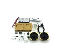 Kit electrónico DIY con altavoz Bluetooth, proyecto de soldadura, soporte estéreo, disco U