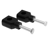 Kit Elevación Elevador Manillar Motocicleta Abrazadera Elevador Manillar Aluminio Universal para Motocicleta 22 Mm Y 7/8" Elevador Manillar Barra Gruesa