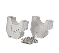 Kit Elevación para CB 500 X CB500X para CB-500X 2020 28MM Elevador Manillar Motocicleta Elevador Barra Manillar Altura hacia Arriba Se Mueve hacia Atrás Abrazadera Adaptador(Plata)