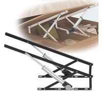Kit Elevador Eléctrico De Almacenamiento para Cama De Alta Resistencia - 2 Piezas. Solución Que Ahorra Espacio para Sofá Y Caja De Almacenamiento: Maximiza La Eficiencia Y Black 80CM
