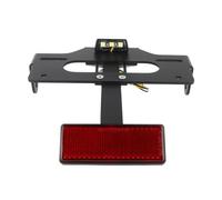 Kit Eliminación Guardabarros Trasero Soporte Matrícula Motocicleta para Royal Enfield para Meteor 350 2020-2023 2024 2025 Soporte Placa Matrícula(with Reflector)