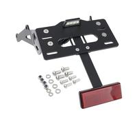 Kit Eliminador De Guardabarros Trasero Limpio para Indian FTR 1200/para Rally/R Carbon/S FTR Championship Edition Soporte para Matrícula Soportes de matrículas para Moto(with Tail Reflector)