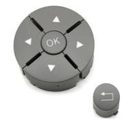 Kit Embellecedores La Cubierta Del Interruptor Botones Del Volante Para Benz 204 Clase C GLK X204 Clase E W212 Levas cambio en el volante(Gray L Button)