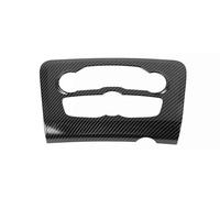 Kit Embellecedores Panel Instrumentos Control Central Volante Interior Coche Con Fibra Carbono Granulada Para Dodge Para Charger 2015 Y Accesorios Interior Coche Decoración(AC control panel)
