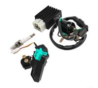 Kit Encendido Completo 50cc-125cc para ATV Bobina para cdi Kit | Incluye bobina 12V, para cdi 5 pines, regulador, para relé y parada de chispa, instalación rápida