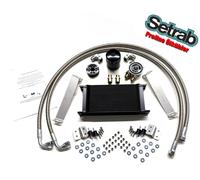 Kit Enfriador de Aceite 19 Filas Acero Inox. Soportes para VW T5 2.0LTdi Cfca