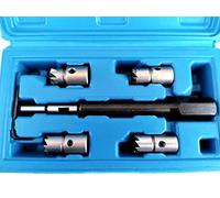 Kit Escariador Asientos Inyectores Culata - Juego Fresas Limpieza Asientos Inyectores Diesel - Herramienta Rectificar Asiento Inyector Motor Para BMW PSA Renault Ford Mercedes Fiat Iveco VAG