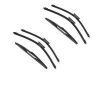 Kit Escobillas Para Citroen C4 Para Grand Para P&ica&sso C4 Para P&ica&sso MK1 2008 2009 2010 2011 2012 2013 Limpiaparabrisas Traseros Delanteros Coche Parabrisas(6 wipers)