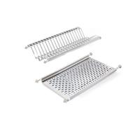 Kit escurreplatos y vasos inoxidable 60 cm
