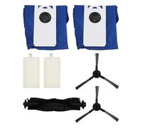 Kit esencial de piezas de desgaste para bObsweep para Dustin para Orb i para Ultra Vision para RC400 con filtro de cepillo y artículos de bolsa (A)