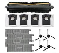 Kit esencial de repuesto para robot aspirador Mova Z5 Pro Z50 Ultra, 13 piezas con rodillo, cepillos laterales y componentes de filtro