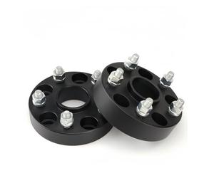 Kit espaciador de ruedas Adaptador de espaciadores rueda 2 piezas para 5 terminales para Honda Universal series Car M12x1(2PCS 30mm Black)