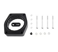 Kit espaciador del cuerpo del acelerador para Chevy Silverado 1500 y GMC Sierra 1500 (2007-2013), motores V8 de 4,8 l, 5,3 l, 6,0 l y 6,2 l. Cuerpo de mariposa motor(Black)