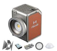 Kit estándar de luz de video micro LED con pantalla LCD, control de aplicación, puerta de granero, CRI/TLCI 96+, iluminación continua portátil de 2700-6500K para fotografía, filmación, transmisión en