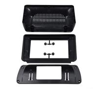 Kit estéreo de coche para marco de unidad principal, panel de fascia doble DIN con bisel de pantalla de 9 pulgadas y 10 pulgadas, ajuste de montaje de plástico ABS para anillo para navegación
