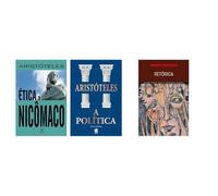 Kit Ética a Nicômaco + A Política de Aristóteles + Retórica - Aristóteles 2