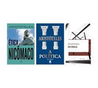 Kit Ética a Nicômaco + A Política de Aristóteles + Retórica - Ed. Bolso