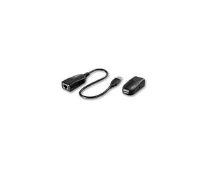 Kit Extender USB 2.0 - LINDY - 50m - 1 puerto - Compatible Cat.5/6/7 - Color Negro