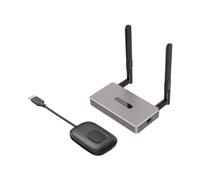 Kit Extensor de Transmisor y Receptor Inalámbrico Compatible con 1080P VGA para TV, Portátil y Proyector