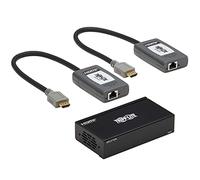 Kit Extensor HDMI a través de Cat6 de 2 Puertos, Divisor/2 receptores Pigtail - 4K 60 Hz, HDR, 4:4:4, PoC, 70.1 m (70 m)