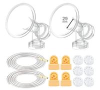 Kit extractor de leche para la bomba Medela en Bombas estilo; 2 breastshields, 4 Válvulas, 6 membranas, Medela tubos, válvulas y membranas (breastshield 29 mm (Extra grande))