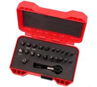 Kit extractor de tornillos de 22 piezas con varilla de liberación rápida para recuperación de pernos pelados en ajuste y configuración de accesorios de soldadura (D)