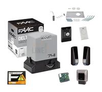 Kit FAAC DELTA 3 741 Para Puerta Corredera Capacidad 900KG 220V