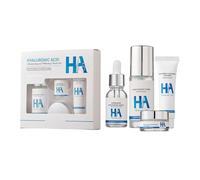 Kit Facial con Ácido Hialurónico - 4 Piezas, Hidratación Profunda, Reduce Líneas Finas y Arrugas, Mejora la Elasticidad de la Piel, Beneficios Anti-Edad, Fortalece la Barrera Cutánea