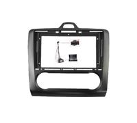 Kit Fascia Montaje instalación Radio para Ford para Focus 2 S-MAX 05-11 Marco DVD Coche 9 Pulgadas Kit Ajuste Audio Panel Radio Reproductor Multimedia Conjunto de Panel de Radio(Frame AT-Cable B)