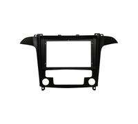 Kit Fascia Montaje instalación Radio para Ford para Ford S-MAX 2001-2008 AC 9 Pulgadas Auto Manual Radio Android Fascias Marco De Panel Cables Conjunto de Panel de Radio(Frame-AT)