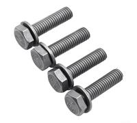 Kit Fijación Inferior Motor Fuera para borda para acero Gris 4 Pzs | Compatibilidad 15-60 para hp, instalación con herramientas estándar, reparación rápida, color gris, montaje (for 15-20hp)