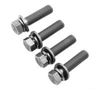 Kit Fijación Inferior Motor Fuera para borda para acero Gris 4 Pzs | Compatibilidad 15-60 para hp, instalación con herramientas estándar, reparación rápida, color gris, montaje (for 30-60hp)